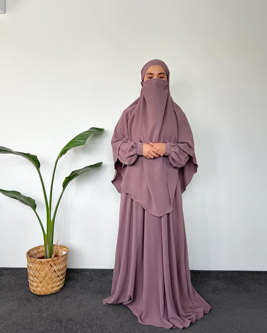 French Khimar Dress set / Syar’i dress
