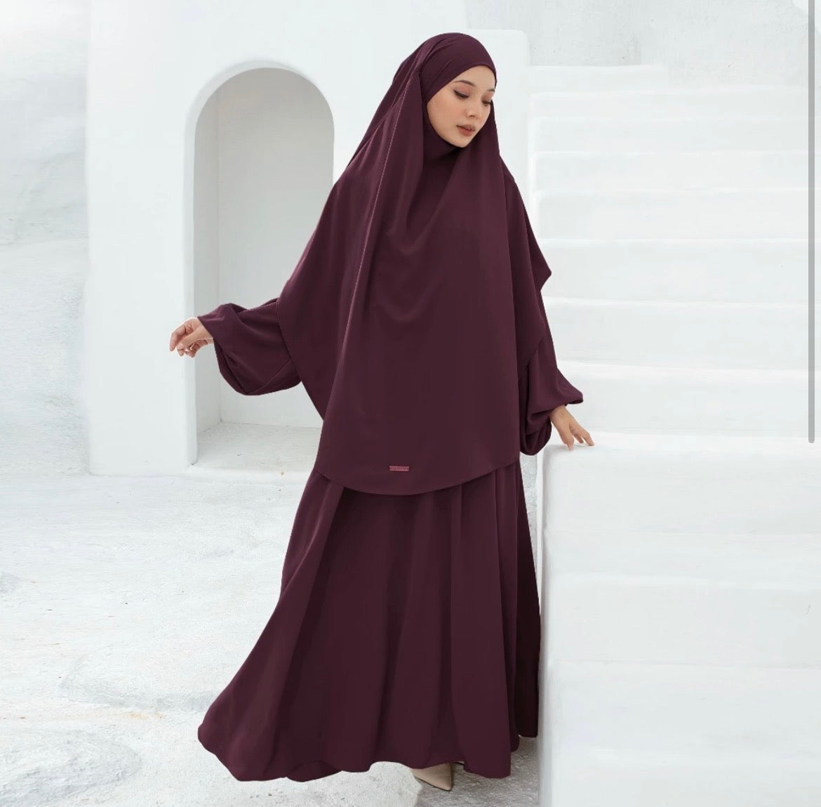 Mida Umrah Dress set with khimar