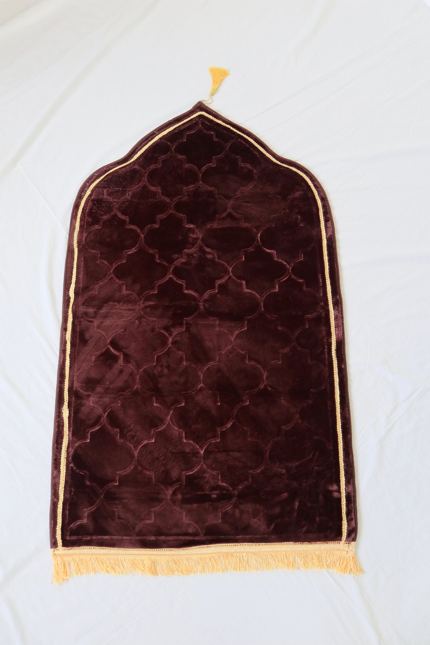 Luxe Prayer Mats Embroidered - Coffee