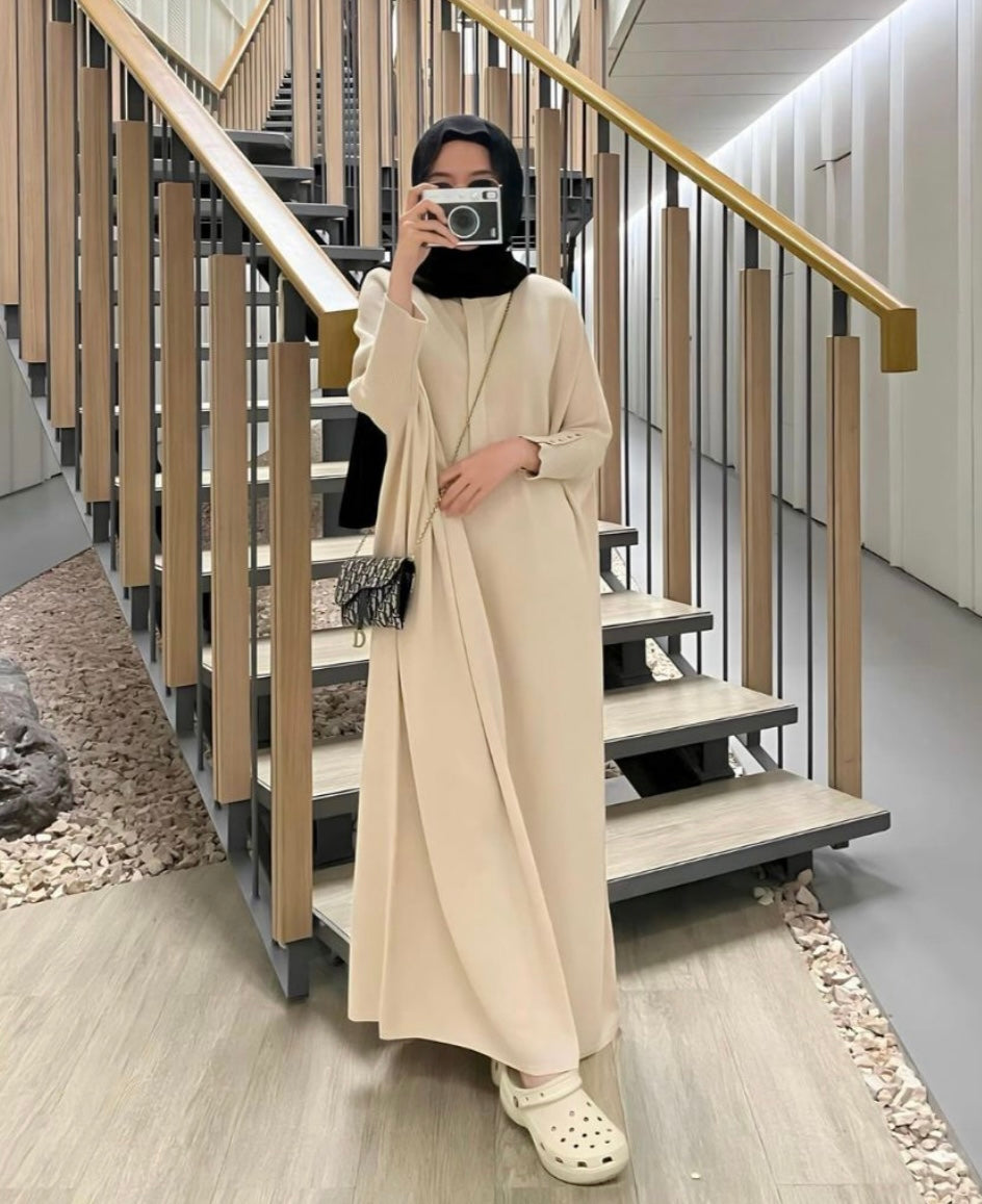 Alana Abaya - Cream