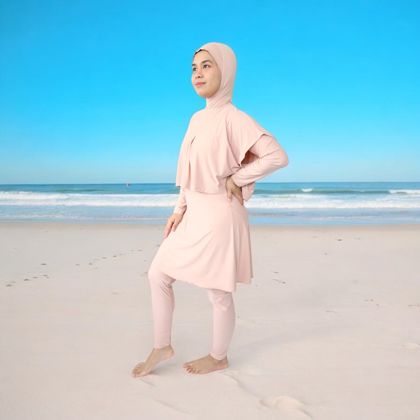 Burkini 3 in 1 Set - Blush