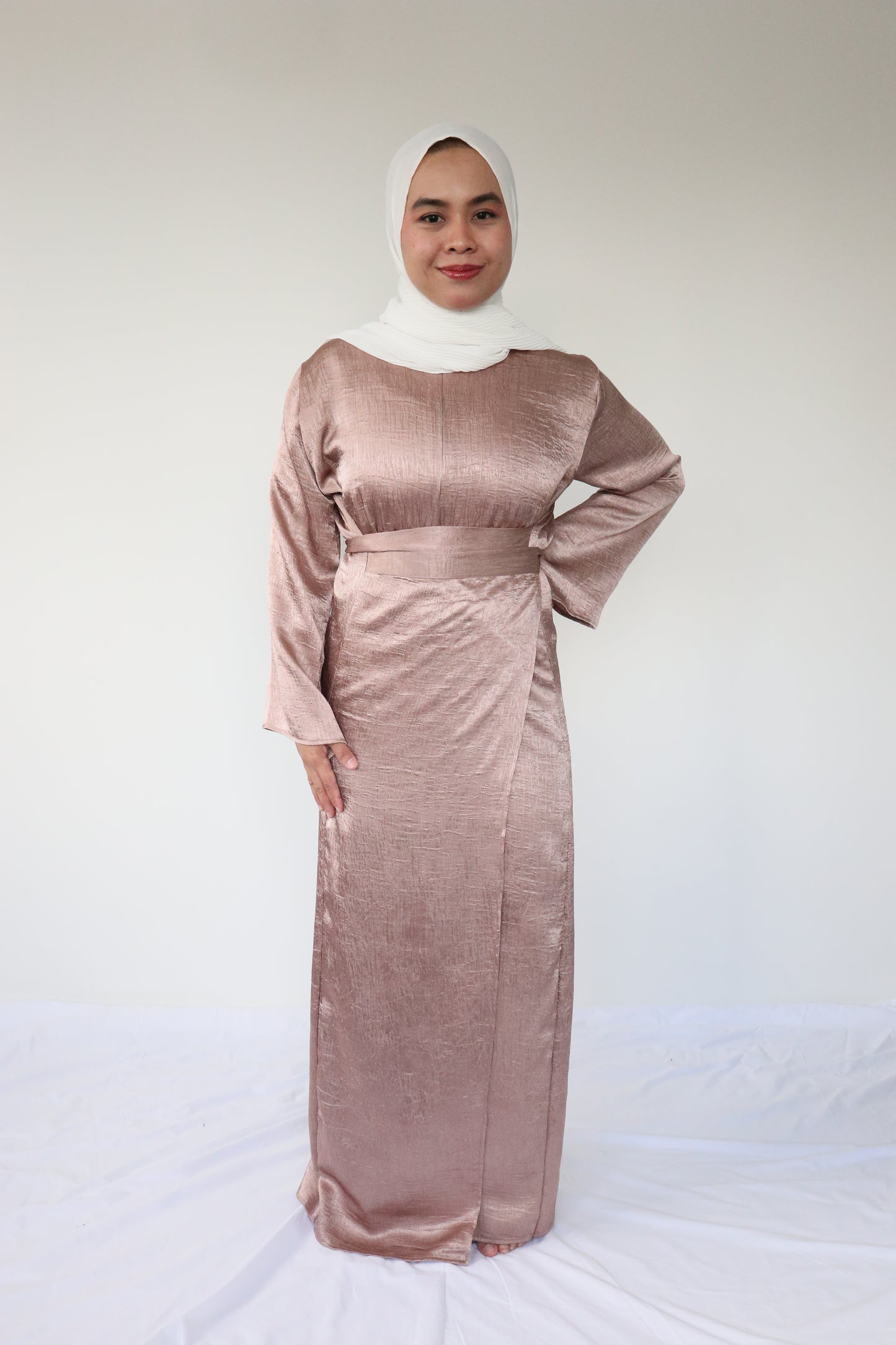 Chakira Wrapped Dress - Hazel