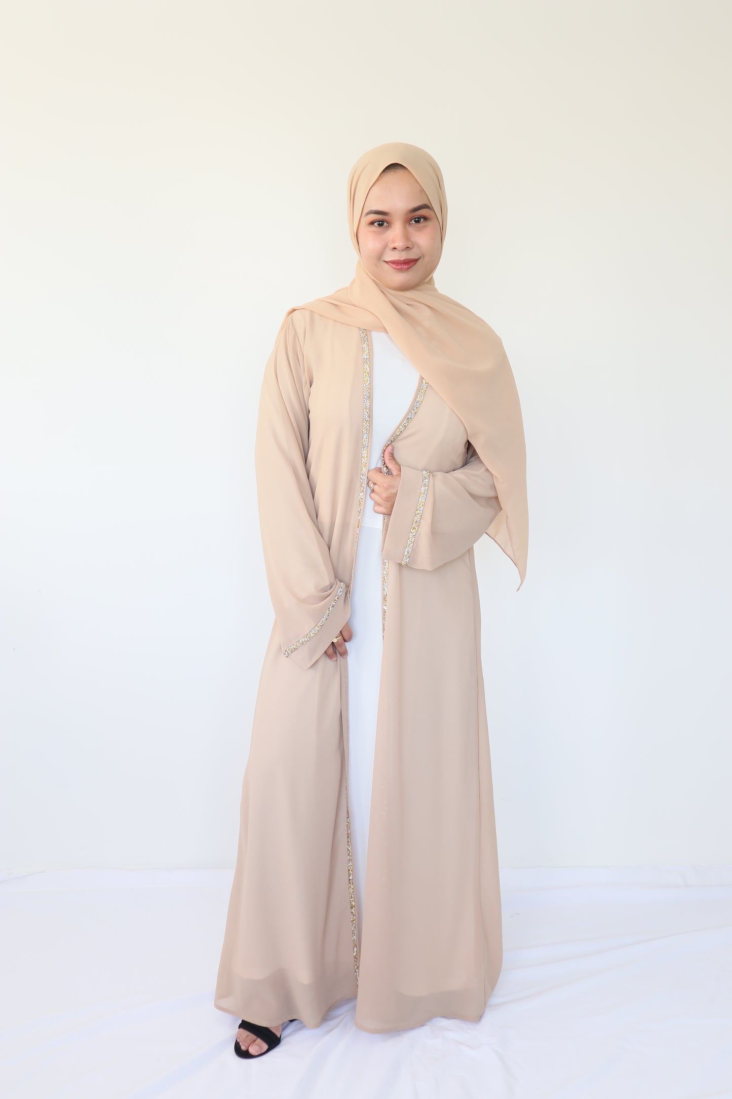 Zahra Abaya set - Beige