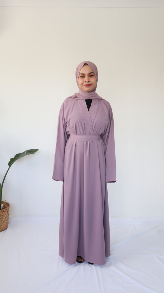 Aisha Basic Abaya - Lavender