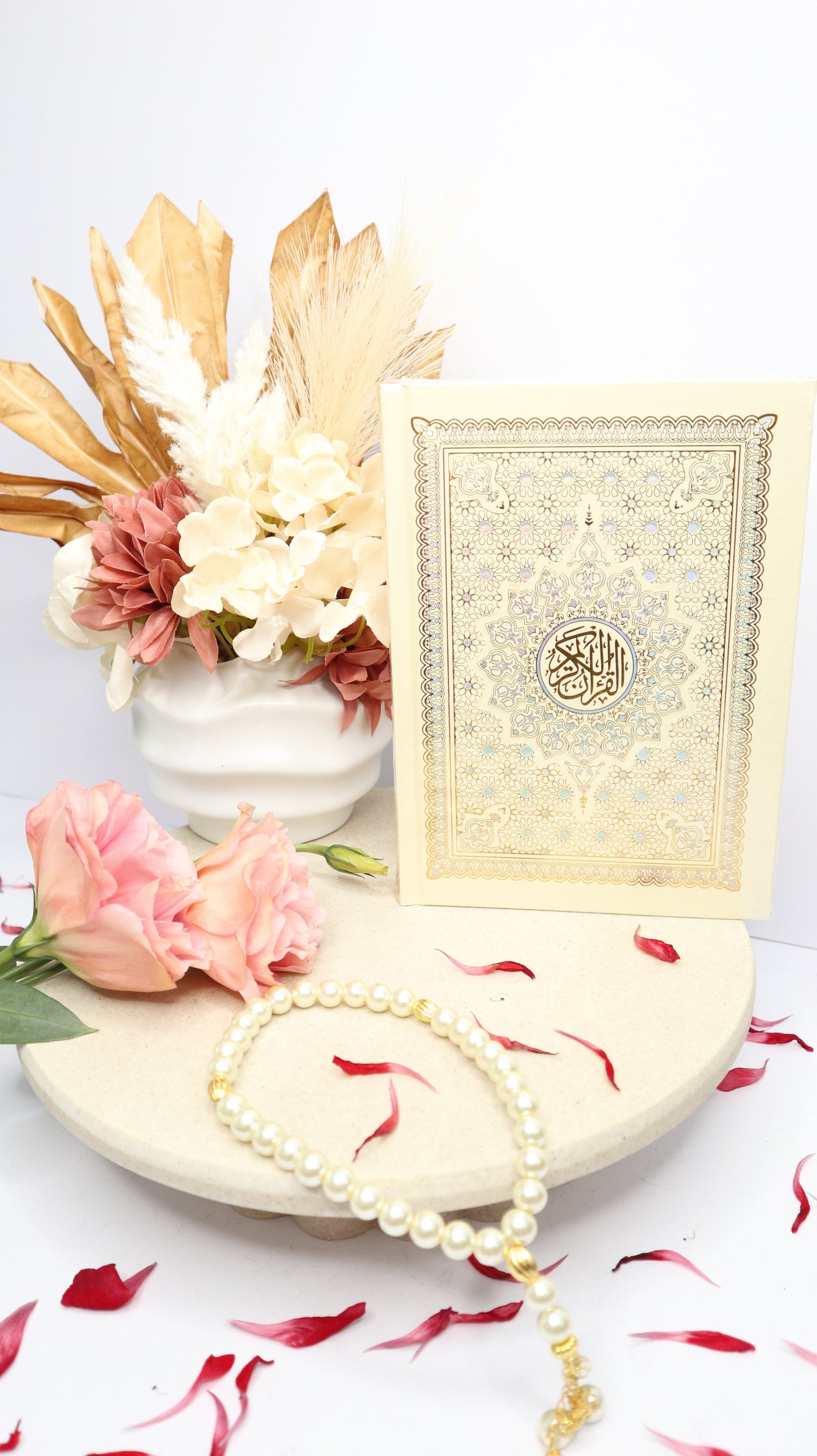 Al Quran + Tesbi - Full Arabic - White (Regular A4 Size)