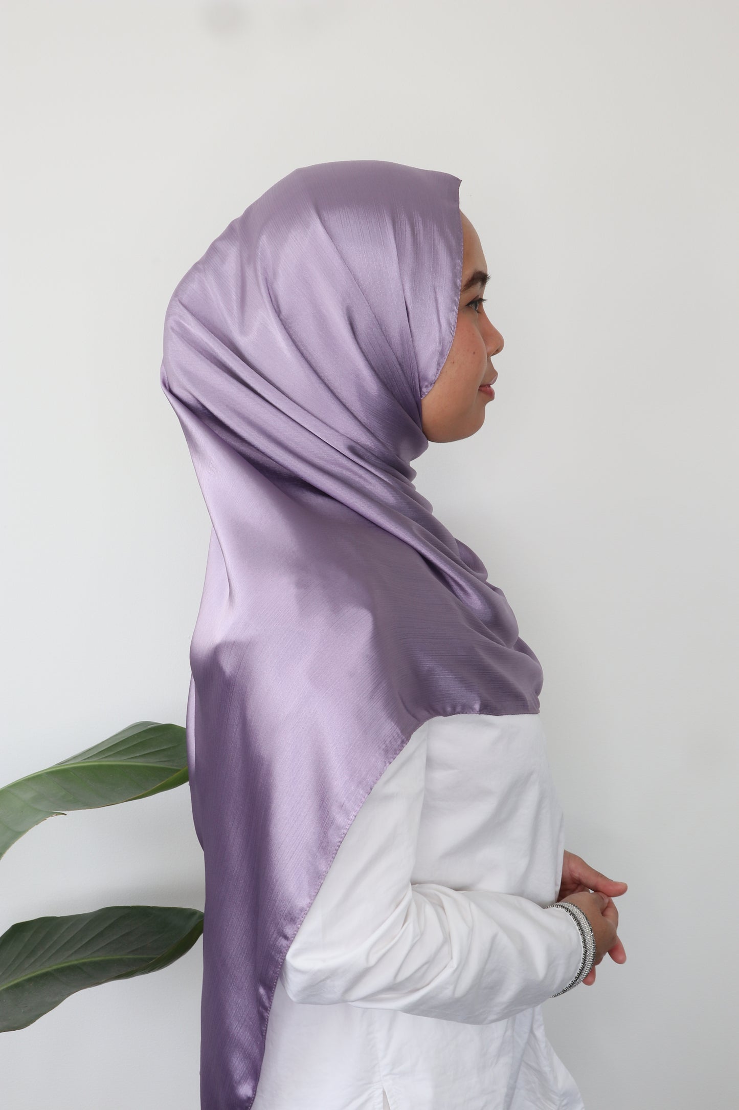 Textured Silk Luxe Hijab - Silk Cradenza