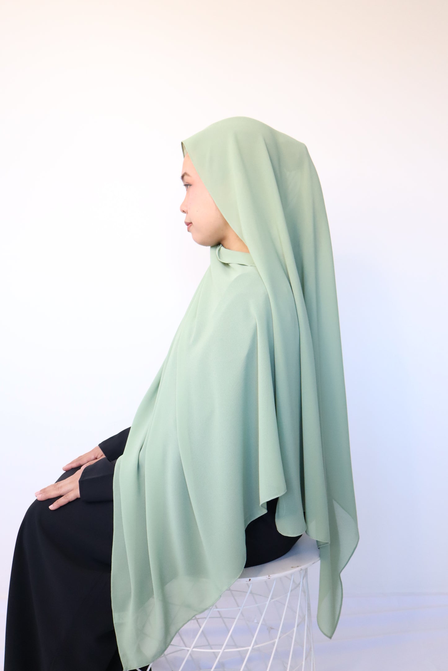 Chiffon Hijan - Natural soft colour collections