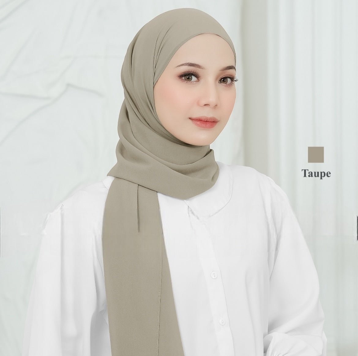 Chiffon Hijan - Natural soft colour collections