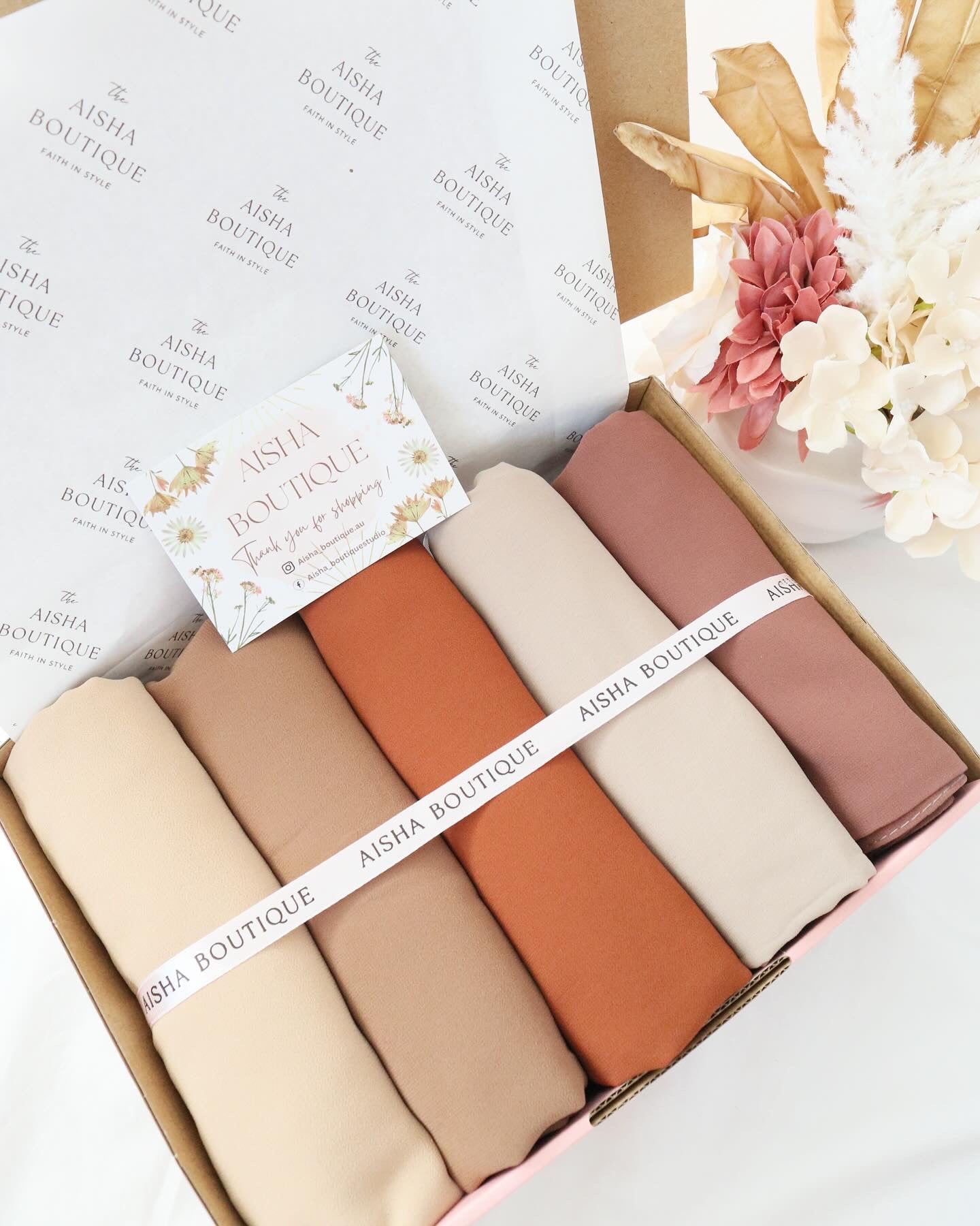 Chiffon Hijab Nude | Gift Box