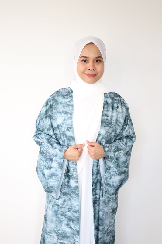 Inaya Abaya Outer - Dark Blue