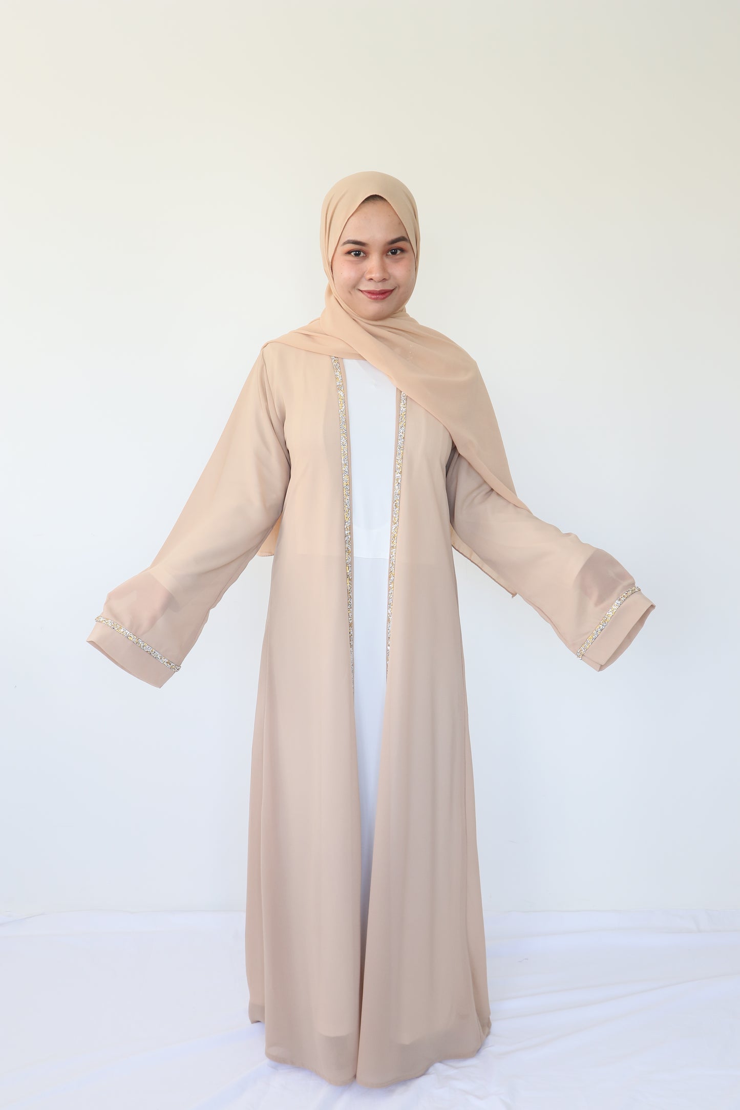 Zahra Abaya set - Beige