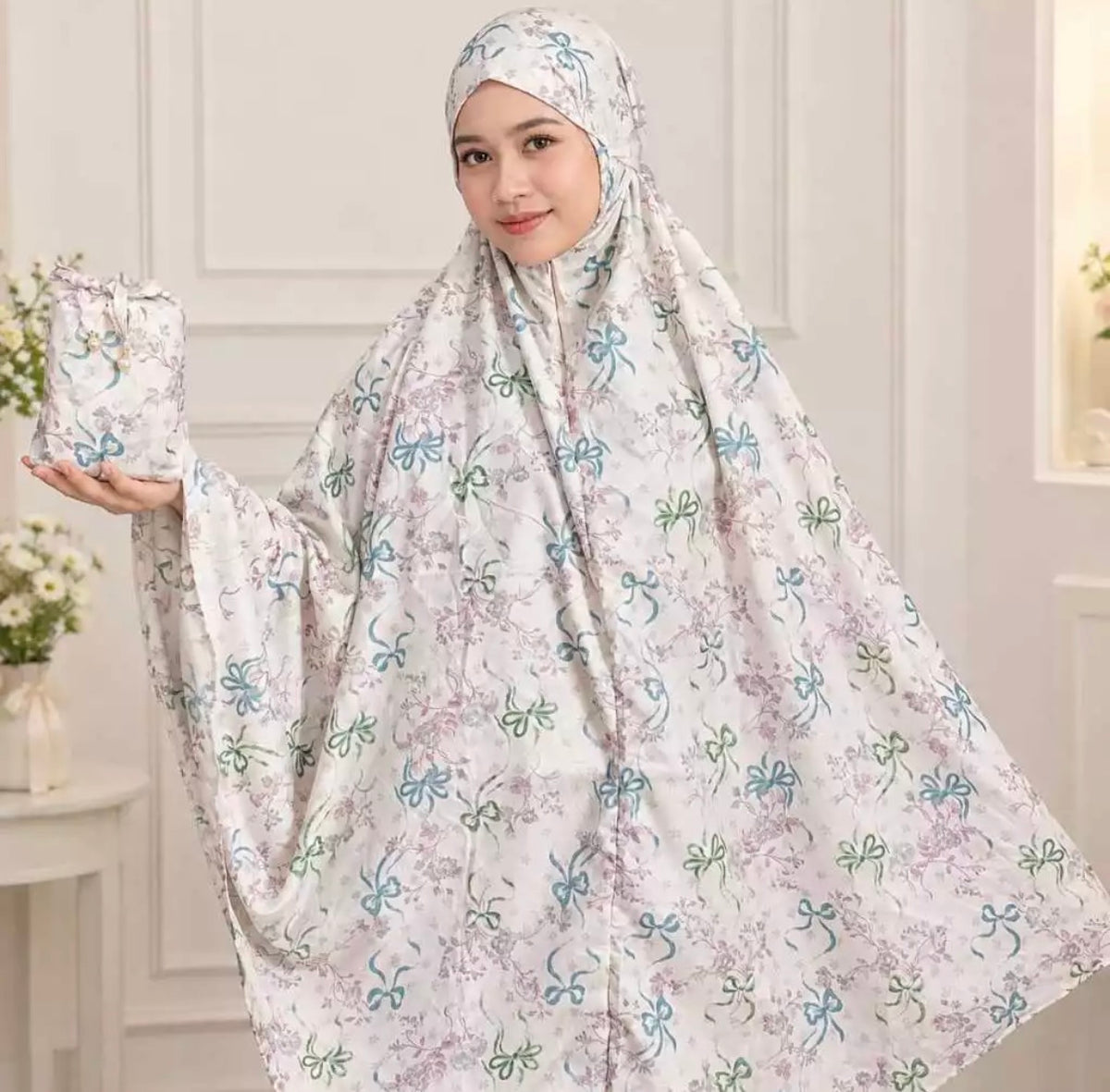 Travel Prayer Clothes - Cotton Flowers Pattern
