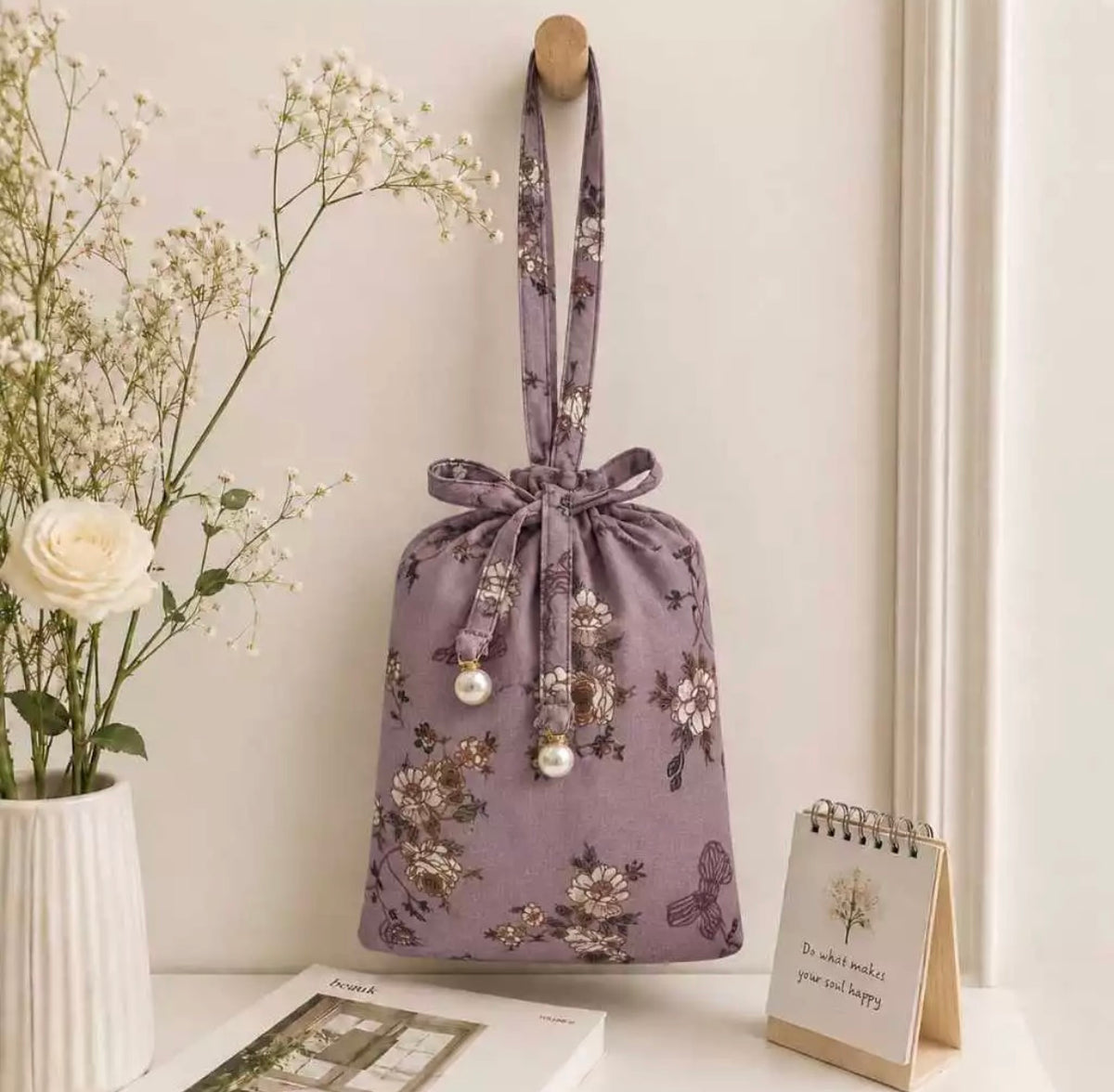 Travel Prayer Clothes - Cotton Flowers Pattern