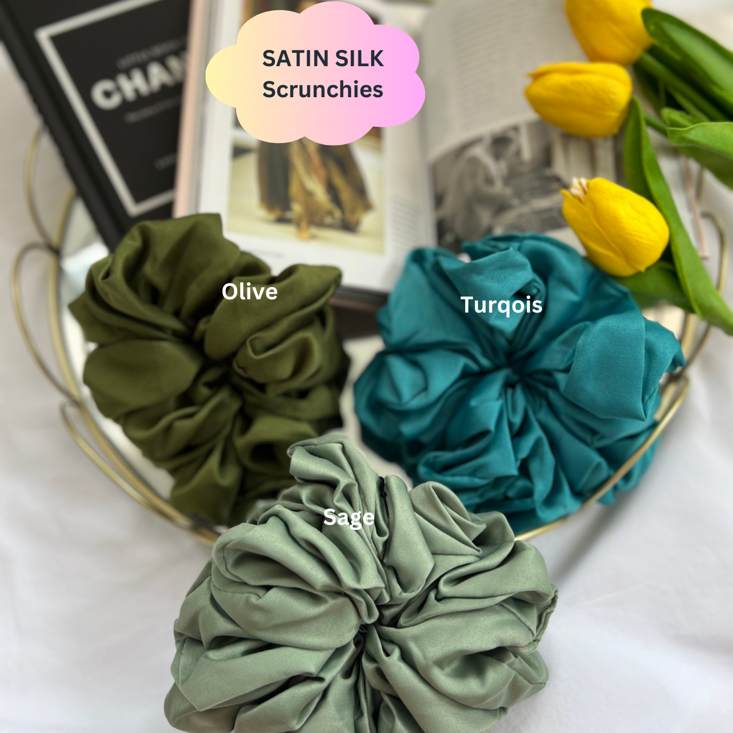 Silky Scrunchies