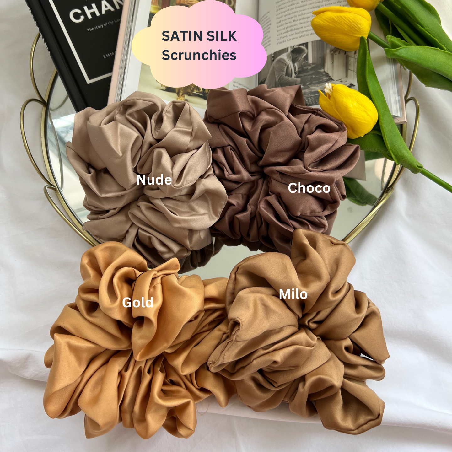 Silky Scrunchies