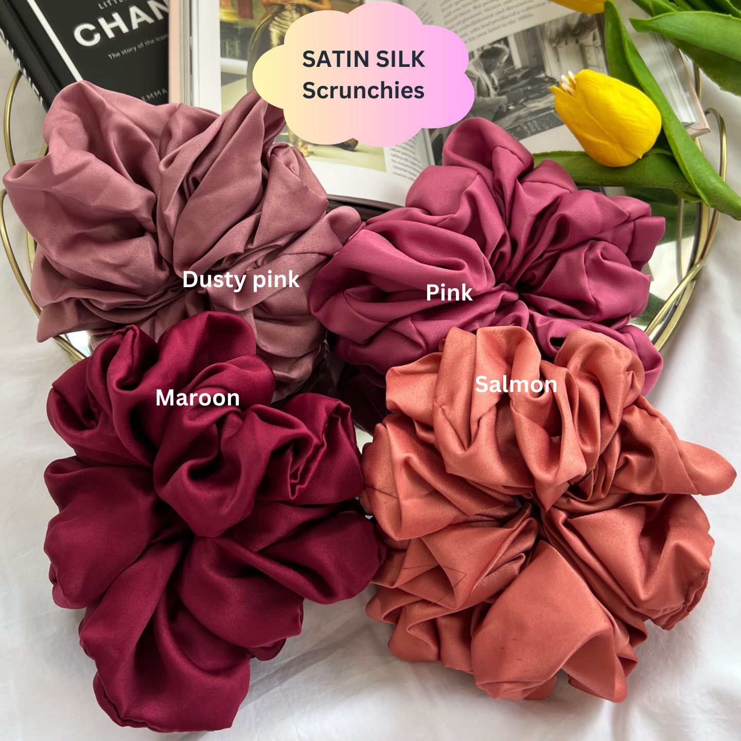 Silky Scrunchies